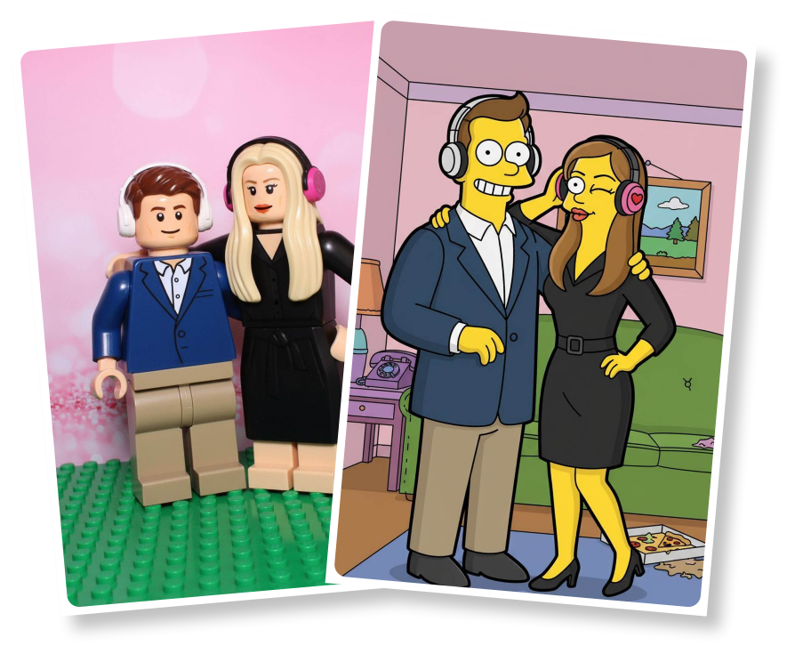 Ai fotokoutek - lego, simpsnovi